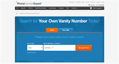 Desktop Screenshot of phonenumberexpert.com